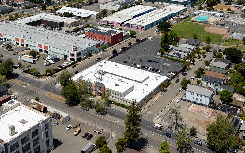 1266 14th St, Oakland, CA for lease Aerial- Image 1 of 4