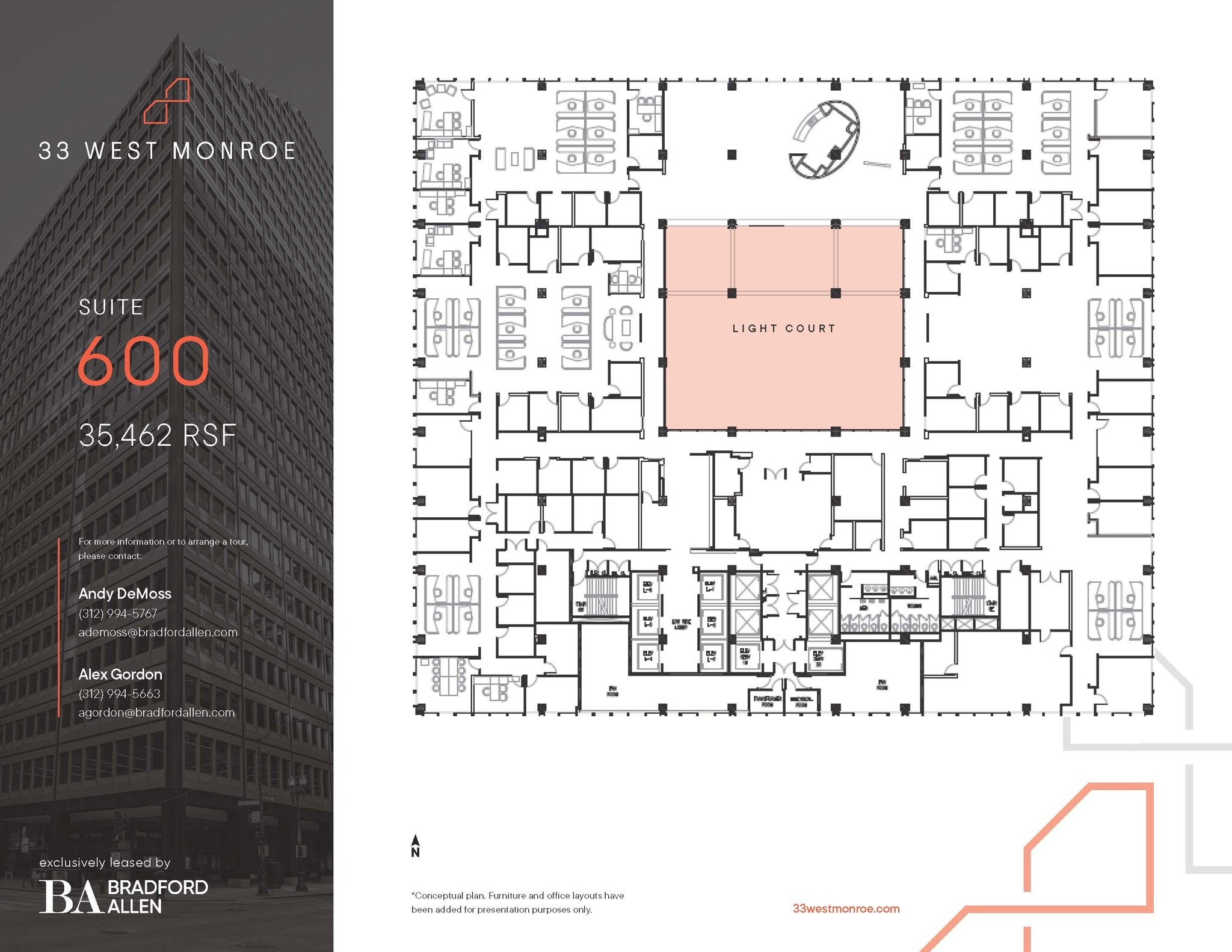 33 W Monroe St, Chicago, IL for lease Floor Plan- Image 1 of 2