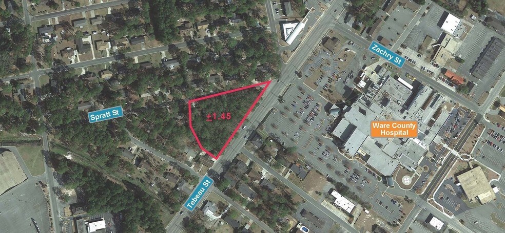 601-619 Spratt St, Waycross, GA for sale - Primary Photo - Image 1 of 1