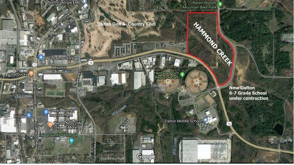 Pleasant Grove Zoning Map N Dalton Bypass At Pleasant Grove Rd, Dalton, Ga 30721 - Hammond Creek  Mixed Use Development | Loopnet