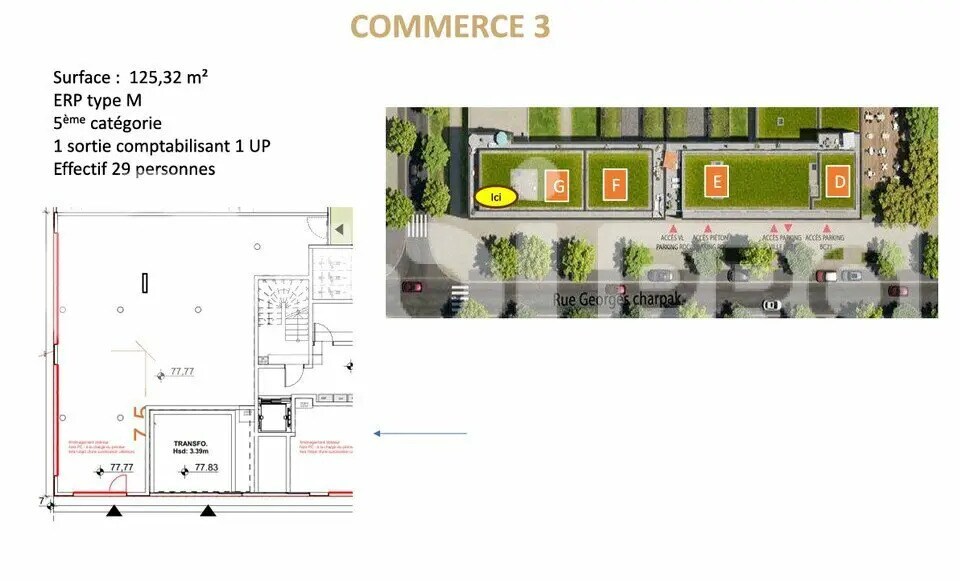 Retail in Brétigny-sur-Orge for lease - Floor Plan - Image 3 of 4