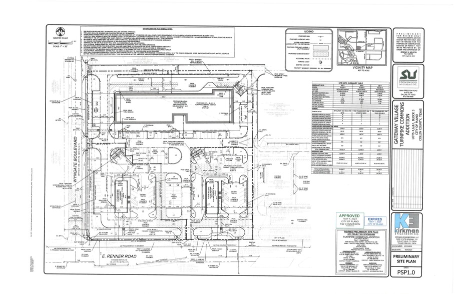 3411 E. Renner Road, Plano, TX for sale - Site Plan - Image 2 of 2