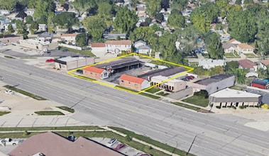 13450 Dix Toledo Rd, Southgate, MI - AERIAL map view