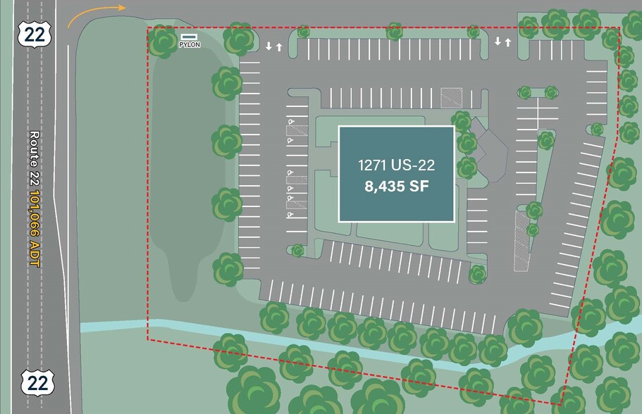 1271 Us Highway 22, Bridgewater, NJ for lease - Site Plan - Image 2 of 7