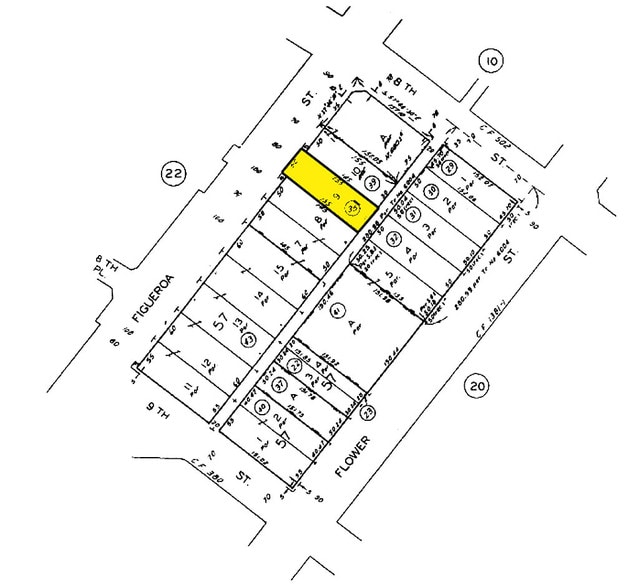 816 S Figueroa St, Los Angeles, CA for lease - Plat Map - Image 2 of 9