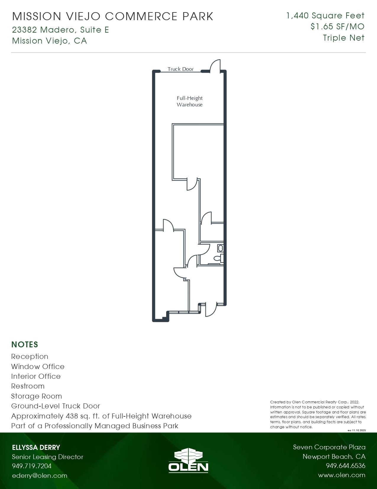 23382 Madero, Mission Viejo, CA for lease Floor Plan- Image 1 of 1