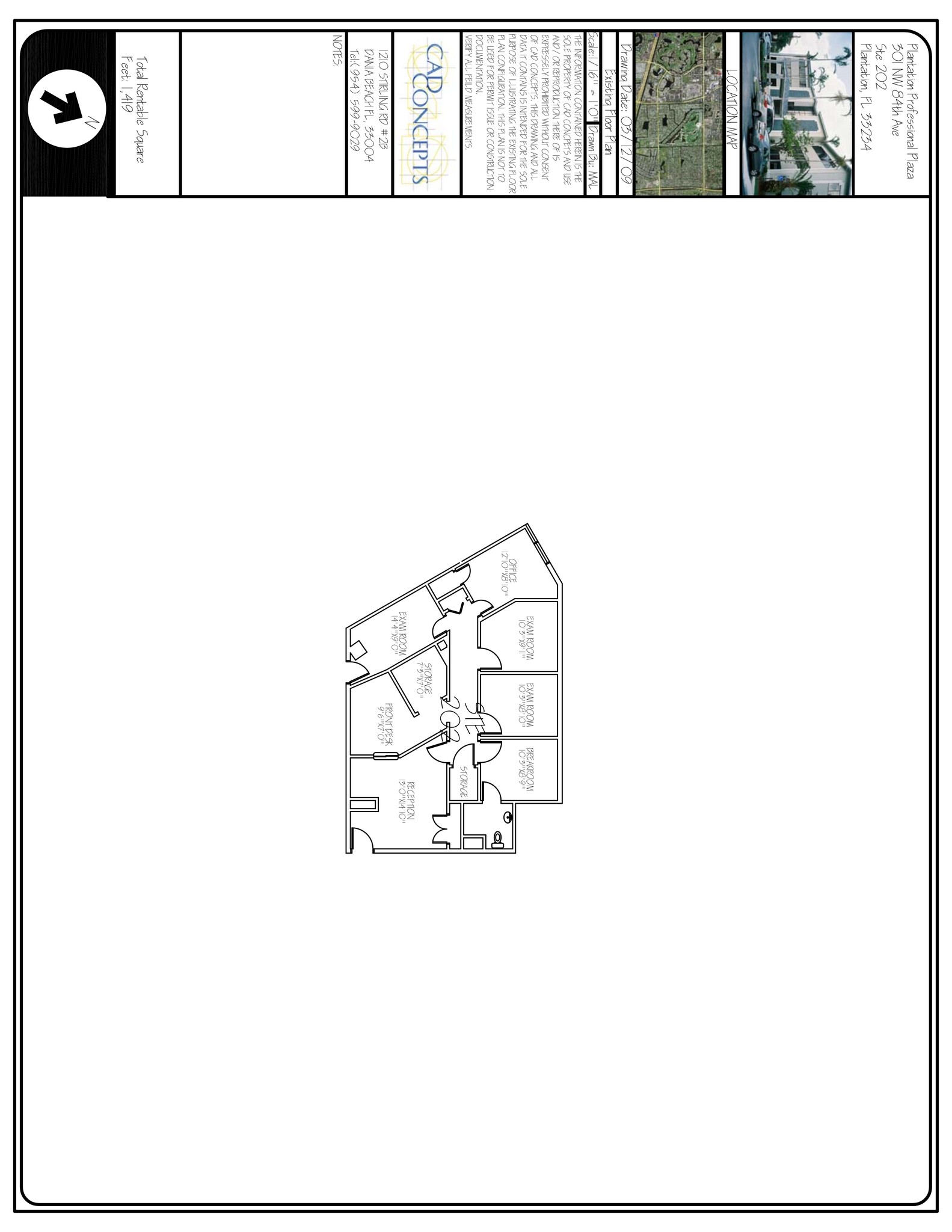 301 NW 84th Ave, Plantation, FL for lease Site Plan- Image 1 of 2