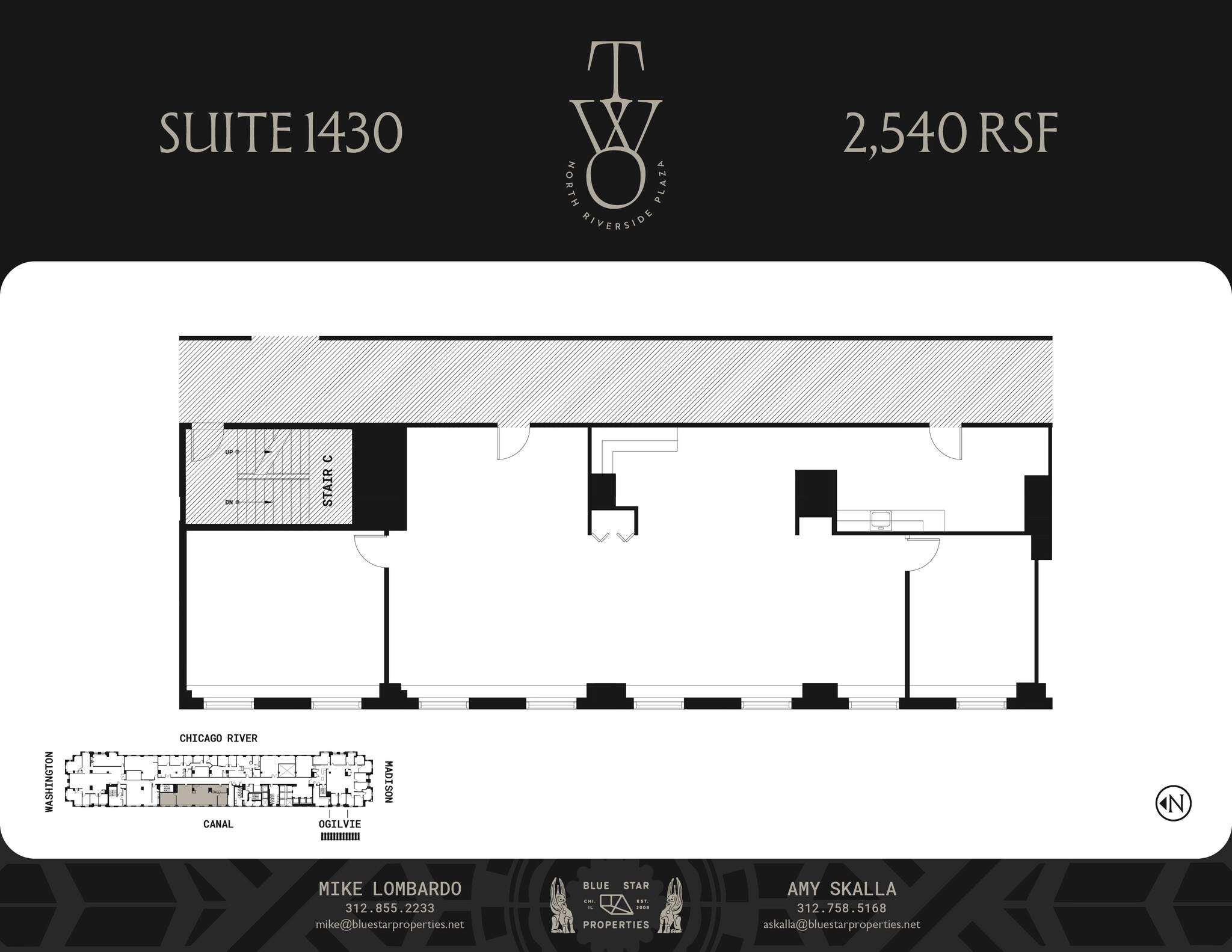 2 N Riverside Plz, Chicago, IL for lease Floor Plan- Image 1 of 1