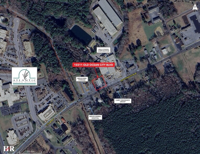 10311 Old Ocean City Blvd, Berlin, MD for sale - Aerial - Image 3 of 3