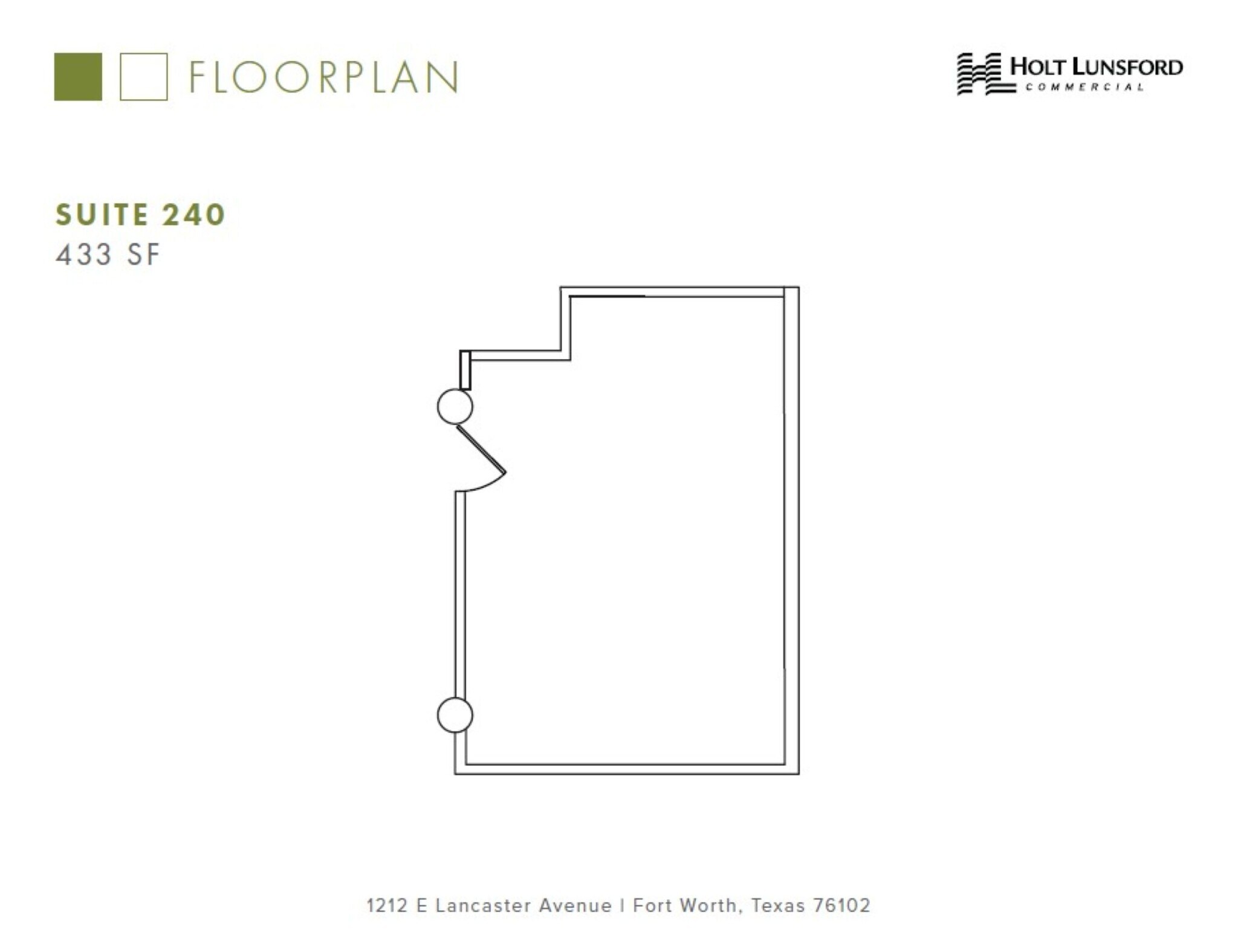 1212 E Lancaster Ave, Fort Worth, TX for lease Floor Plan- Image 1 of 1