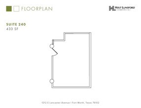 1212 E Lancaster Ave, Fort Worth, TX for lease Floor Plan- Image 1 of 1
