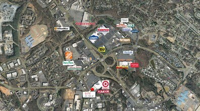 1834-1900 Matthews Township Pky, Matthews, NC - Aerial map view - Image1