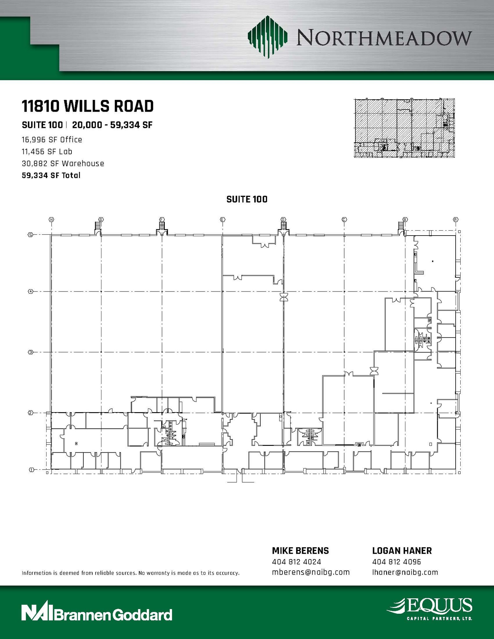 11810 Wills Rd, Alpharetta, GA for lease Floor Plan- Image 1 of 1