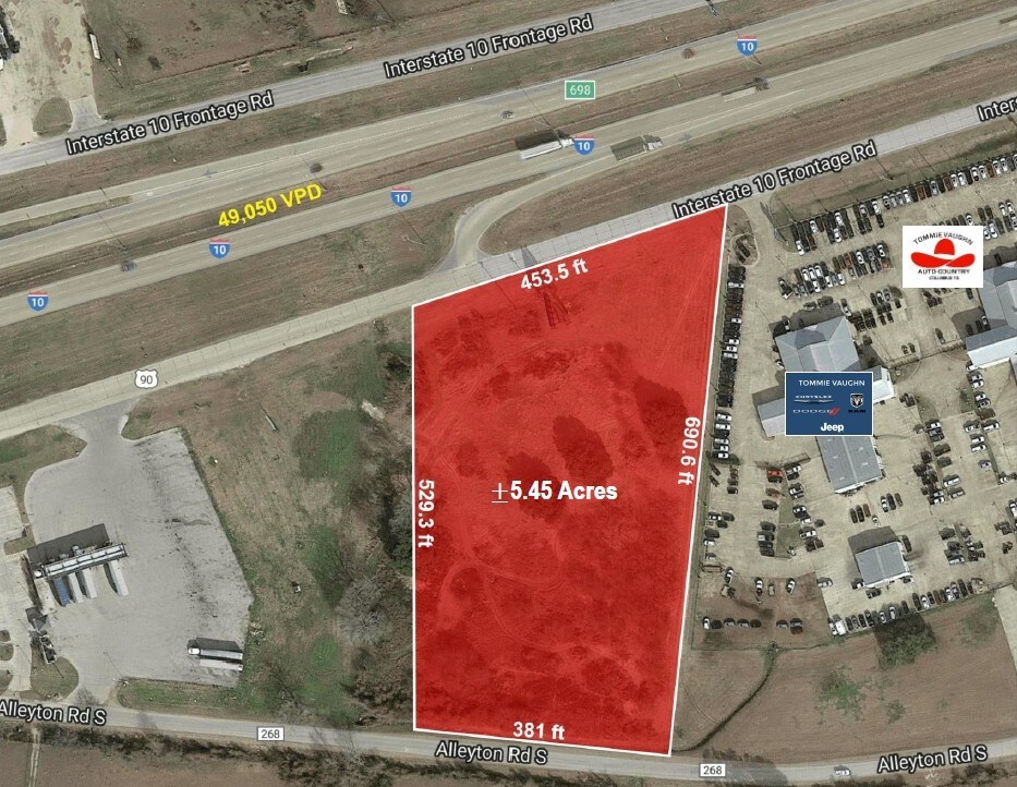 I-10 And Alleyton Rd, Columbus, TX for sale Primary Photo- Image 1 of 1