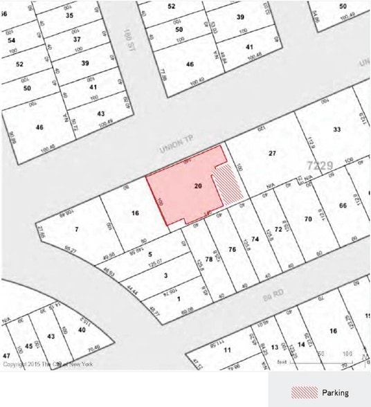 179-24-179-28 Union Tpke, Fresh Meadows, NY for lease - Plat Map - Image 2 of 9