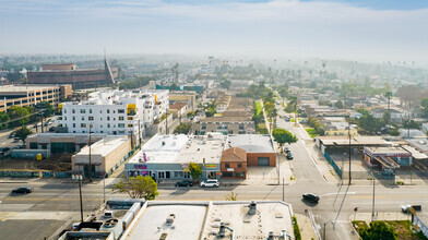 3626 W Jefferson Blvd, Los Angeles, CA - aerial  map view