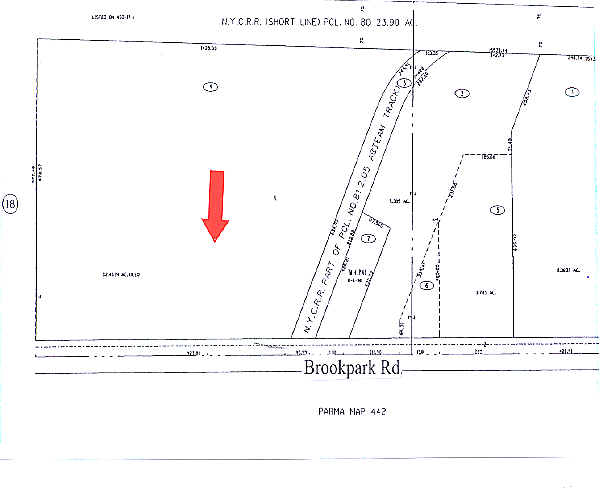 8700 Brookpark Rd, Brooklyn, OH for lease - Plat Map - Image 3 of 8