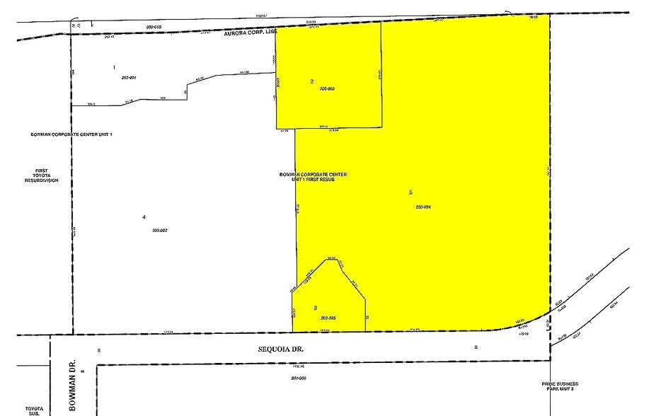2245 Sequoia Dr, Aurora, IL for sale - Plat Map - Image 1 of 1