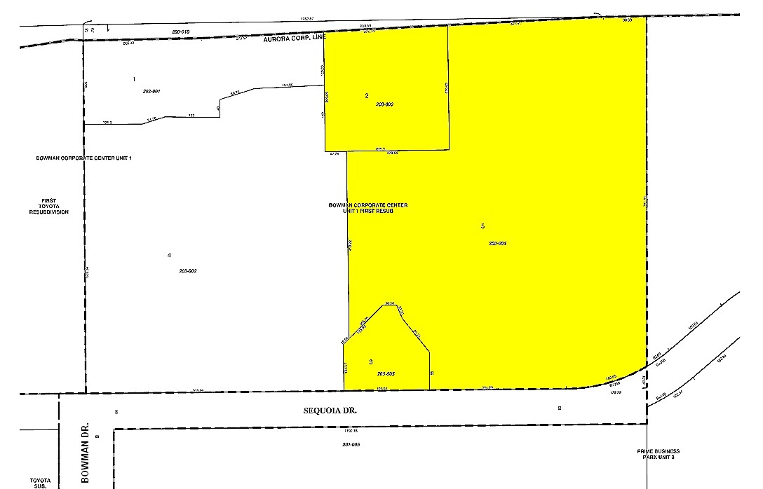 2245 Sequoia Dr, Aurora, IL for sale Plat Map- Image 1 of 1