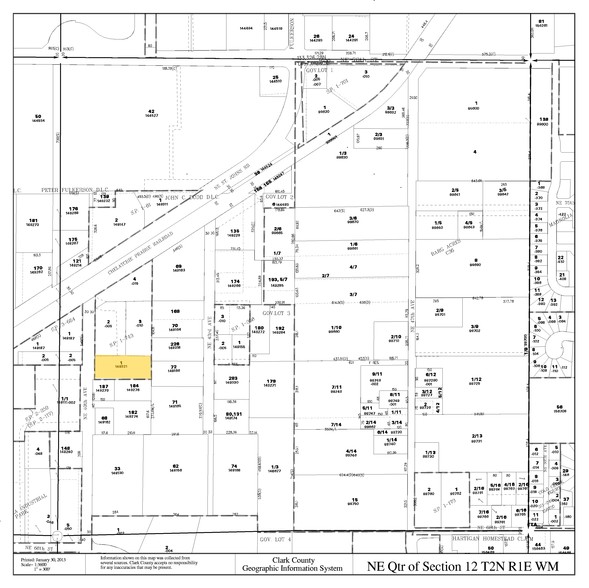 7105 NE 40th Ave, Vancouver, WA for lease - Plat Map - Image 2 of 2