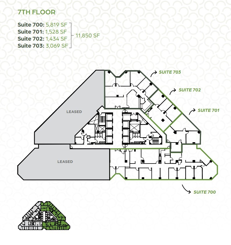 7500 Old Georgetown Rd, Bethesda, MD for lease Floor Plan- Image 1 of 1