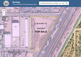 Railroad Drive, El Paso, TX - AERIAL  map view - Image1