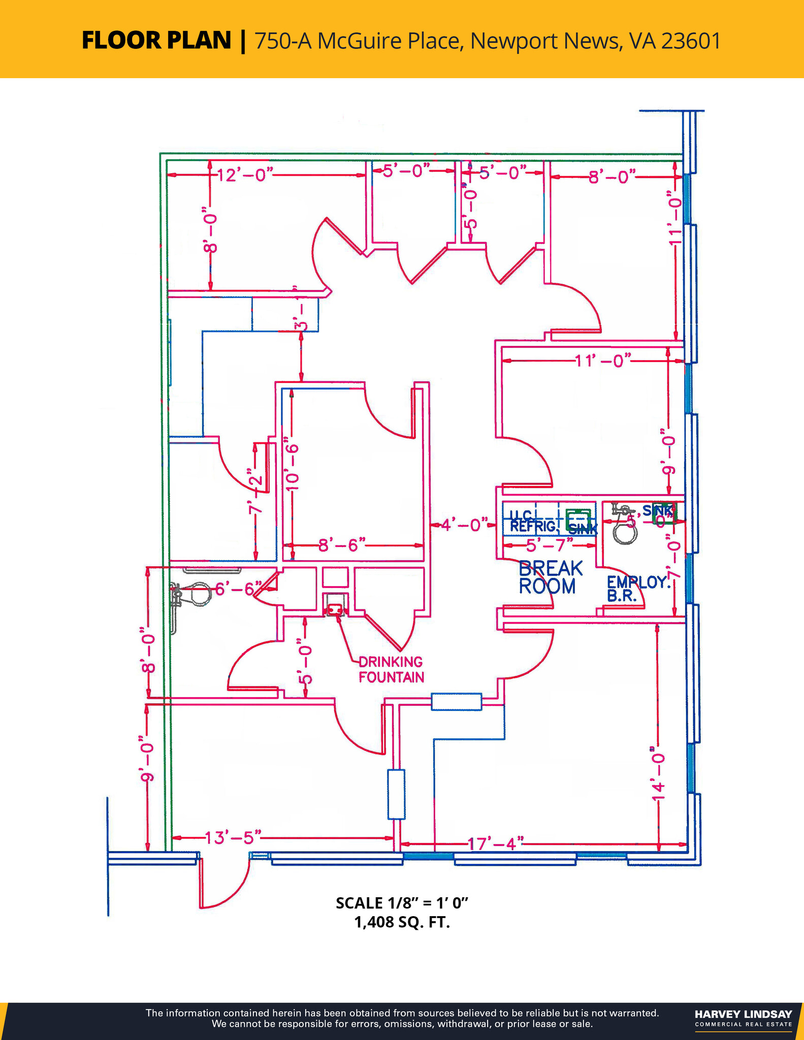 750 Mcguire Pl, Newport News, VA for lease Floor Plan- Image 1 of 1