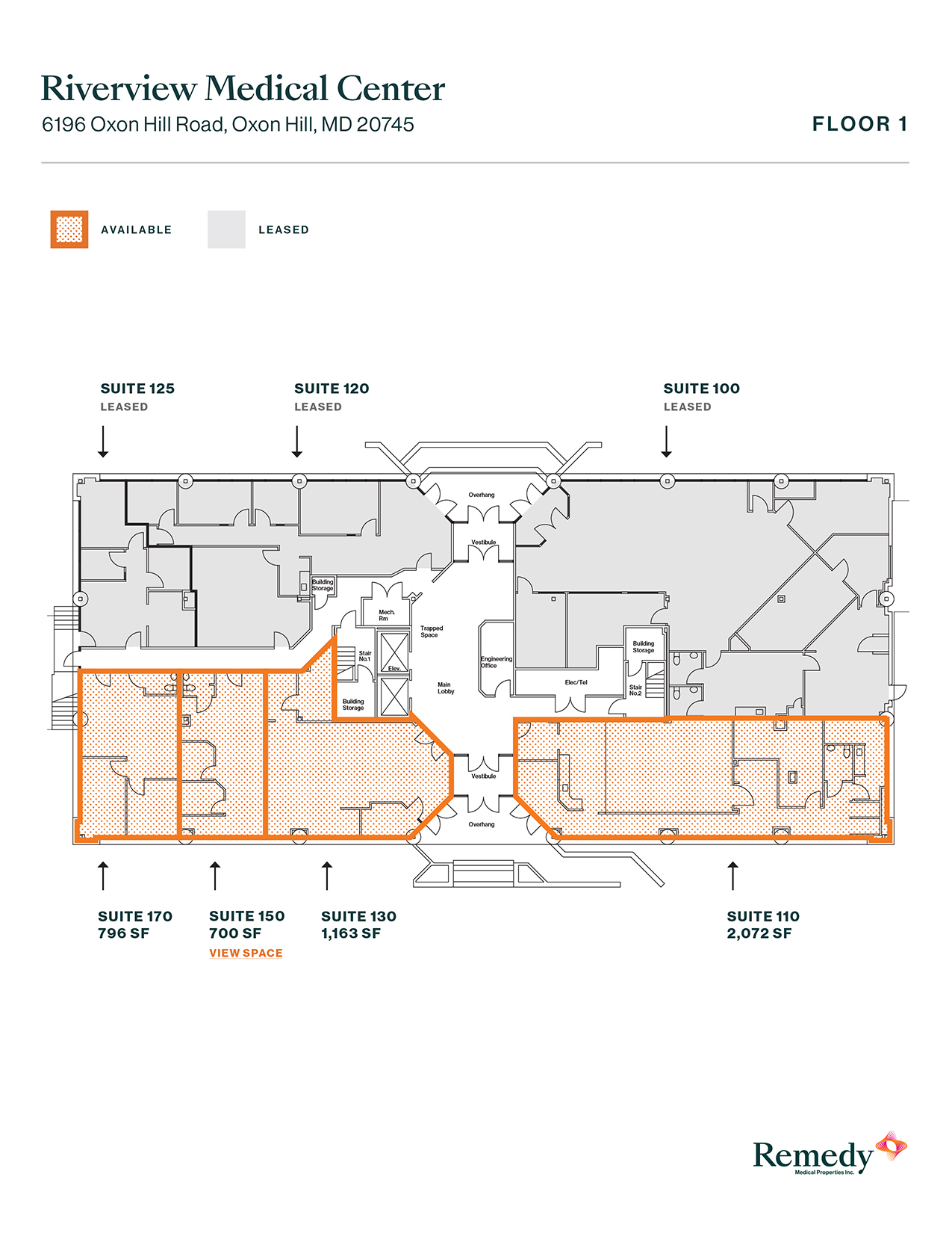 6196 Oxon Hill Rd, Oxon Hill, MD for lease Floor Plan- Image 1 of 5