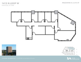 1415 North Loop W, Houston, TX for lease Floor Plan- Image 1 of 1