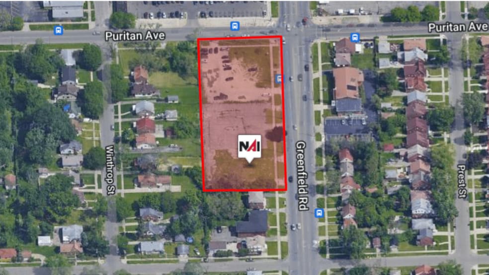 15875-15901 Greenfield Rd, Detroit, MI for sale - Aerial - Image 1 of 1