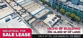 745 E 14th Pl, Los Angeles CA - Warehouse