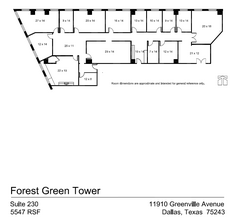 11910 Greenville Ave, Dallas, TX for lease Floor Plan- Image 1 of 1