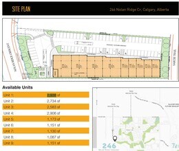 246 Nolanridge Cres NW, Calgary, AB for lease Site Plan- Image 1 of 1