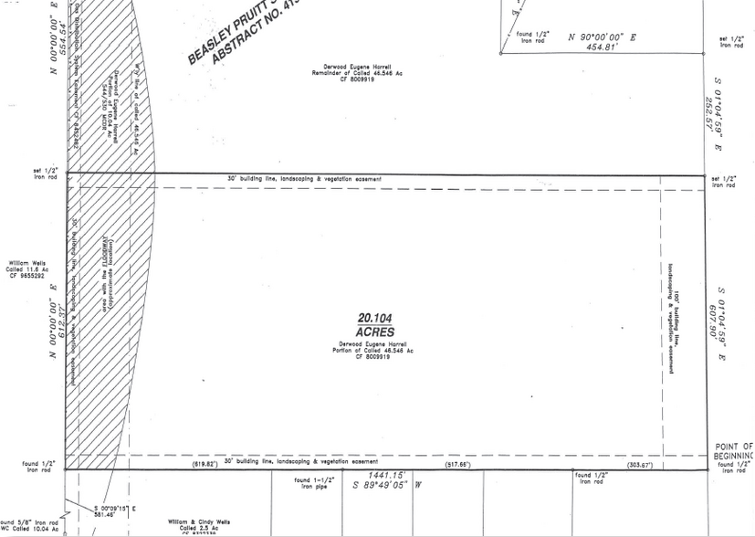 Firetower Rd, Conroe, TX for sale - Plat Map - Image 3 of 3