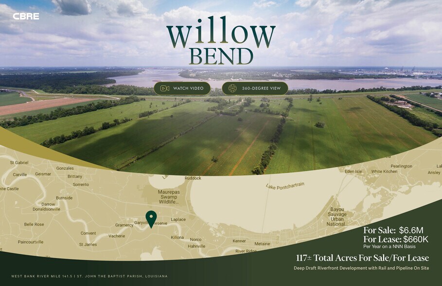 00 W 3rd St, Edgard, LA for sale - Aerial - Image 1 of 5