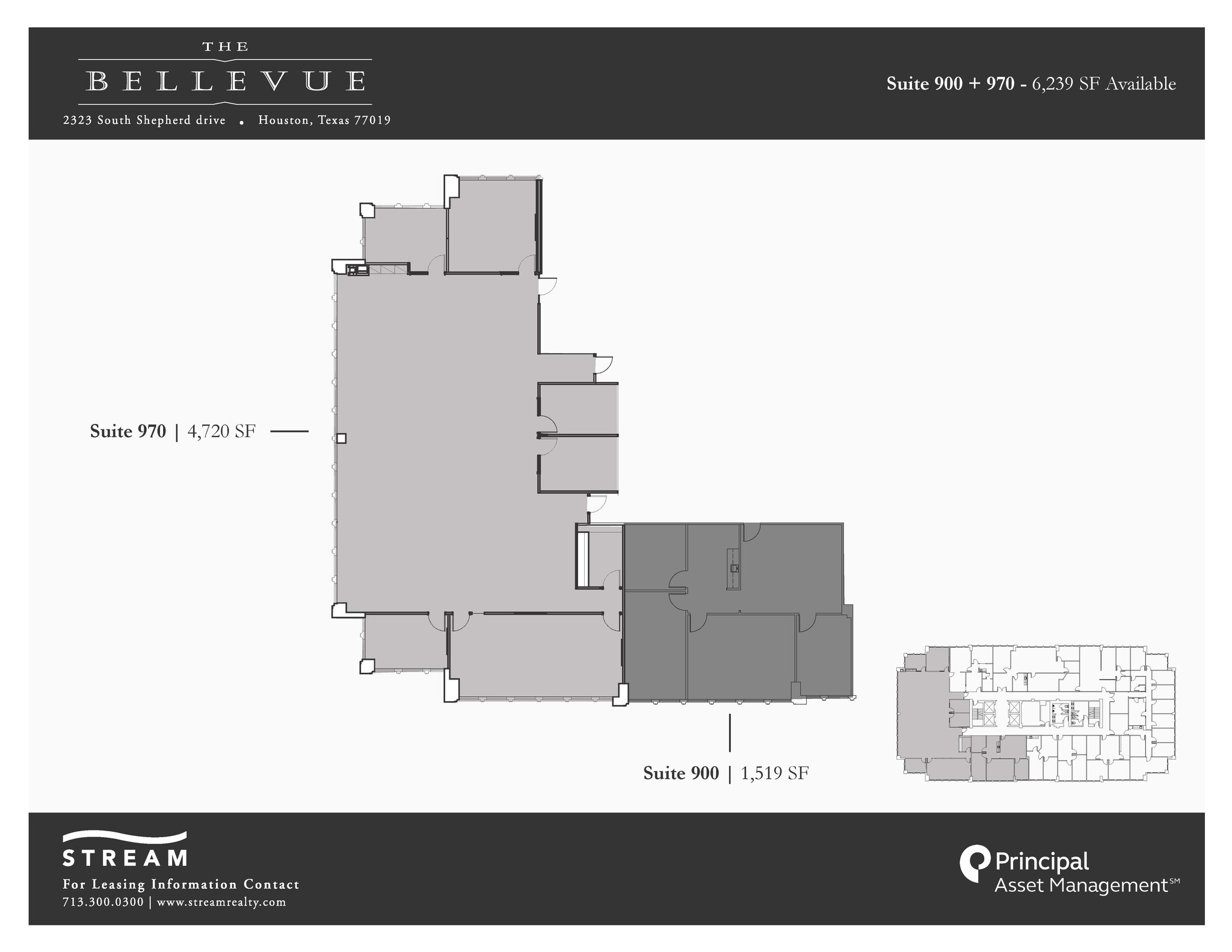 2323 S Shepherd Dr, Houston, TX for lease Floor Plan- Image 1 of 2