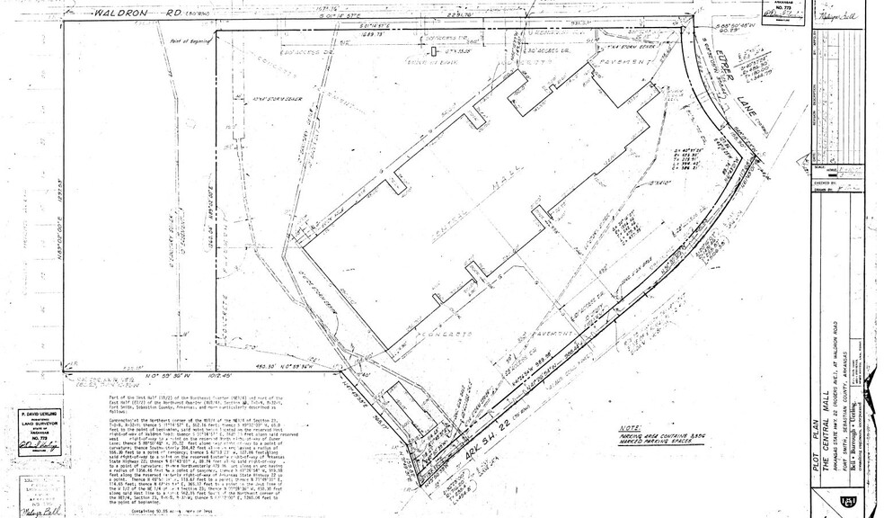 5111 Rogers Ave, Fort Smith, AR for lease - Plat Map - Image 2 of 14