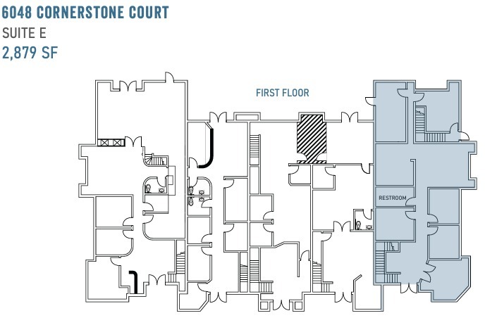 6044 Cornerstone Ct W, San Diego, CA for lease Floor Plan- Image 1 of 1