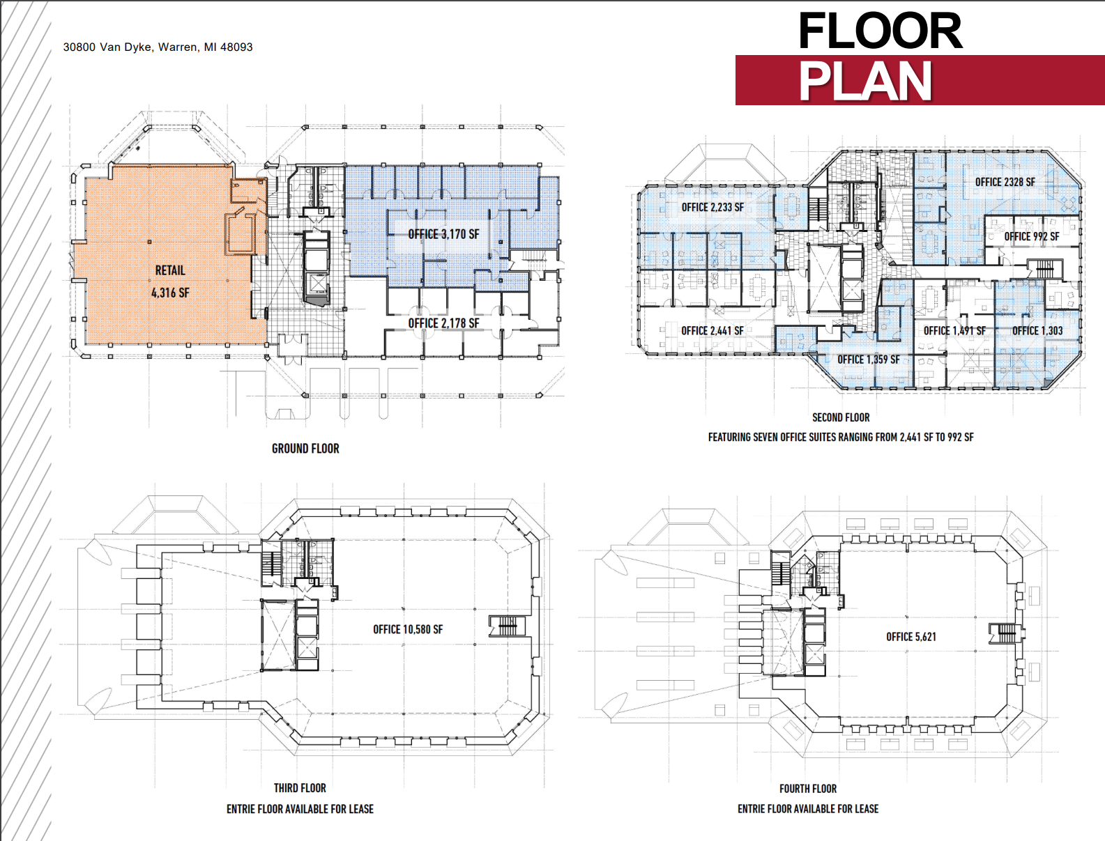 30800 Van Dyke Ave, Warren, MI for lease Floor Plan- Image 1 of 1