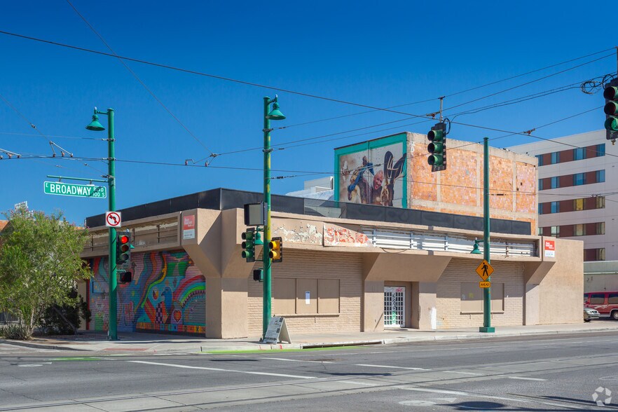 201 E Broadway Blvd, Tucson, AZ for lease - Building from the opposite corner of the intersection - Image 1 of 2