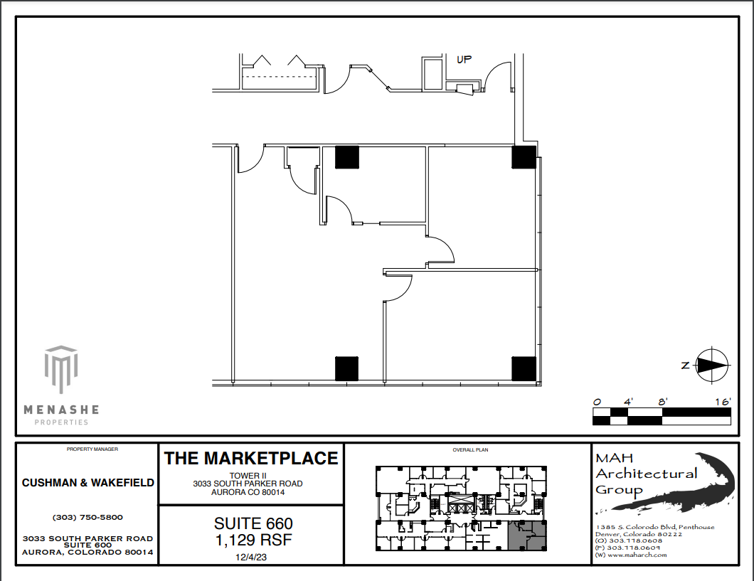 3025 S Parker Rd, Aurora, CO for lease Floor Plan- Image 1 of 1