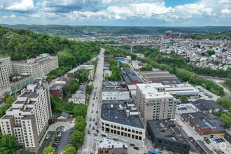 4601 Baum Blvd, Pittsburgh, PA - AERIAL  map view