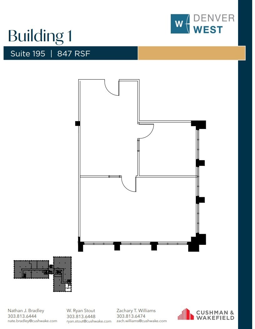 13949 W Colfax Ave, Lakewood, CO for lease Floor Plan- Image 1 of 1
