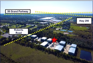 17543 Roberts Rd, Hockley, TX - AERIAL map view