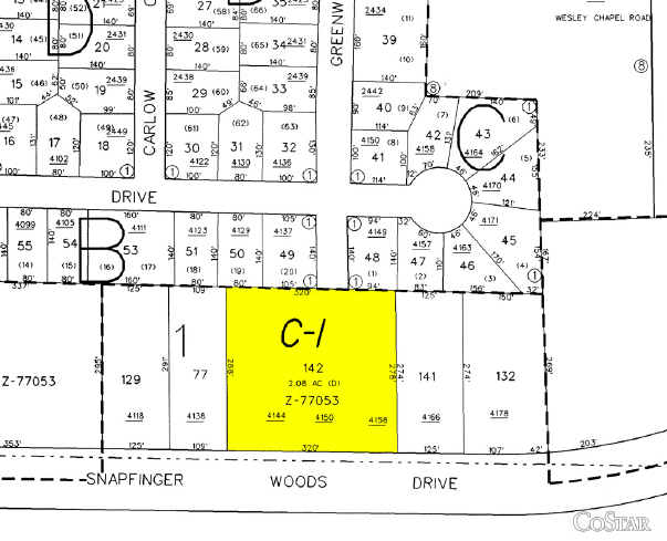 4150 Snapfinger Woods Dr, Decatur, GA for lease - Plat Map - Image 3 of 7