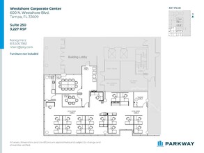 600 N Westshore Blvd, Tampa, FL for lease Floor Plan- Image 1 of 5