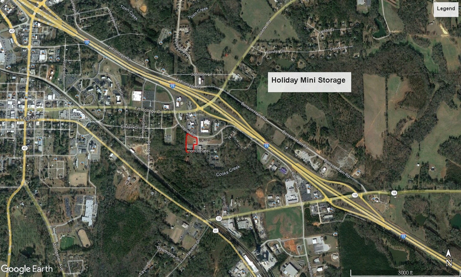 553 Patrol Rd, Forsyth, GA 31029 Holiday Mini Storage Forsyth, Ga