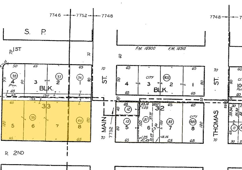 301-321 W 2nd St, Pomona, CA for sale - Plat Map - Image 1 of 1