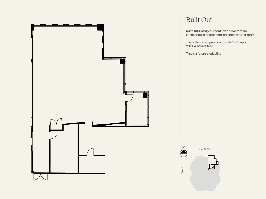 121 King St W, Toronto, ON for lease Floor Plan- Image 1 of 1