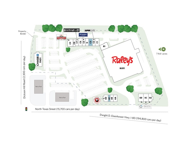 3330-3336 N Texas St, Fairfield, CA for lease - Site Plan - Image 2 of 10